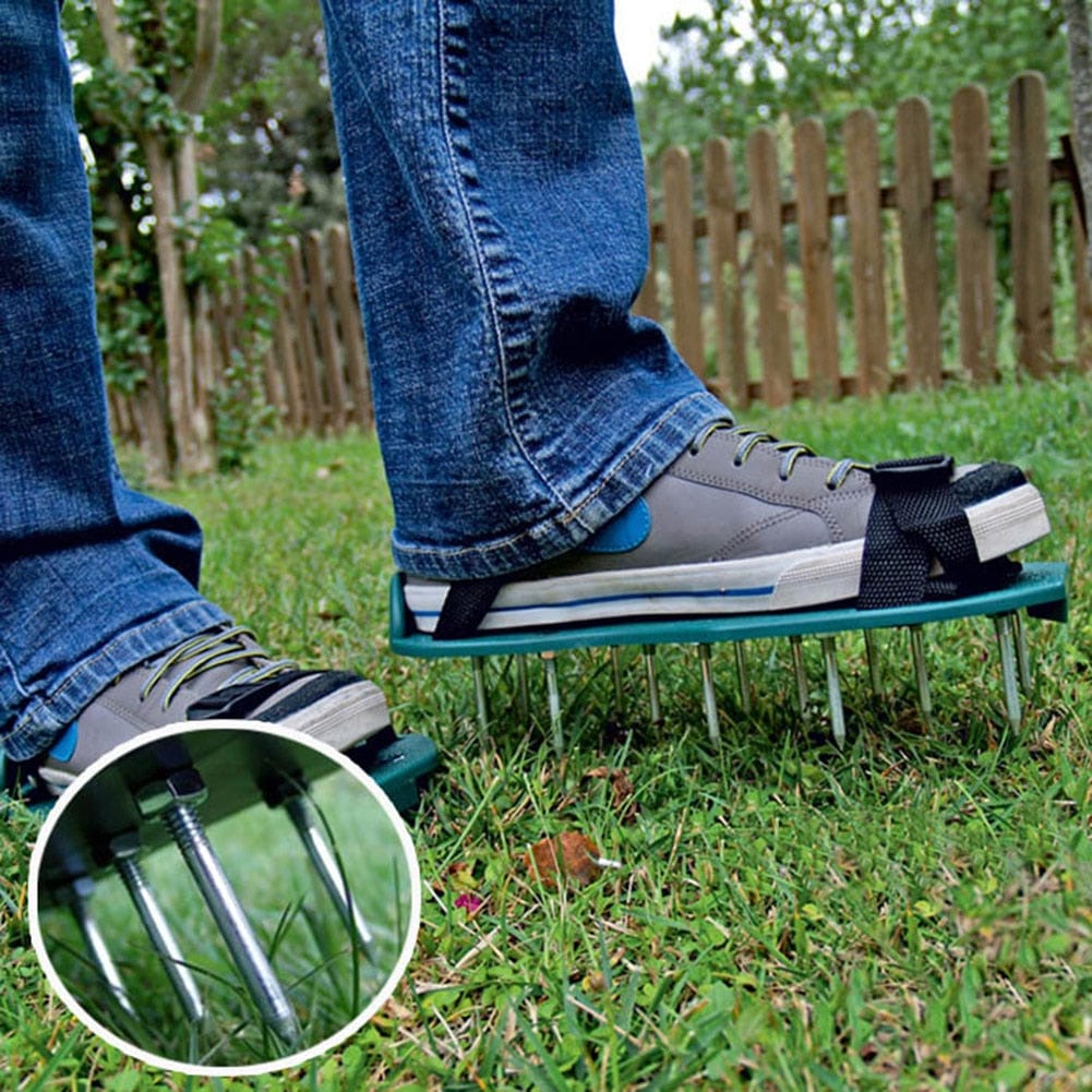 EcoStride - Spiked Lawn Aeration Shoes for Thriving Grass
