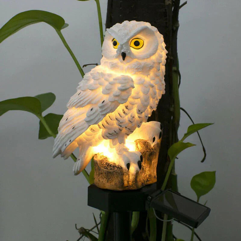 Outdoor Solar Owl Lamp – Automatic Garden Light