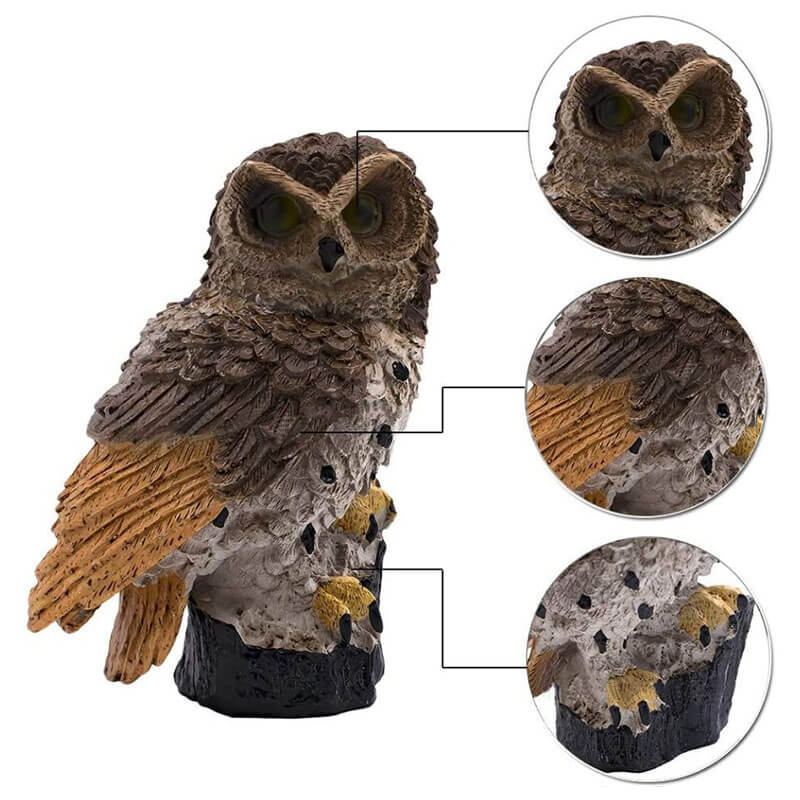 Outdoor Solar Owl Lamp – Automatic Garden Light