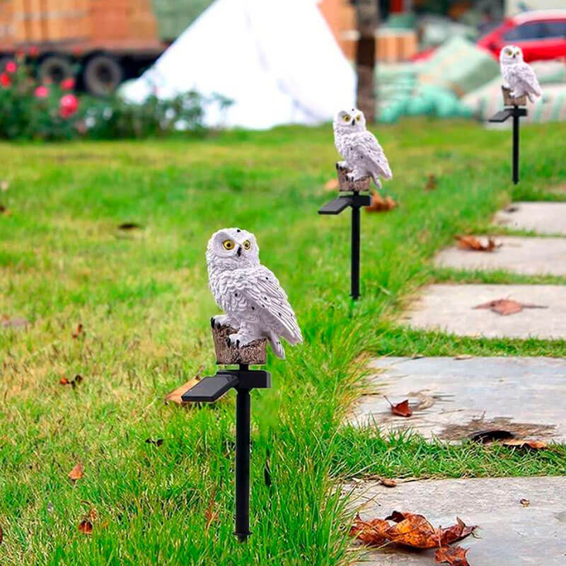Outdoor Solar Owl Lamp – Automatic Garden Light