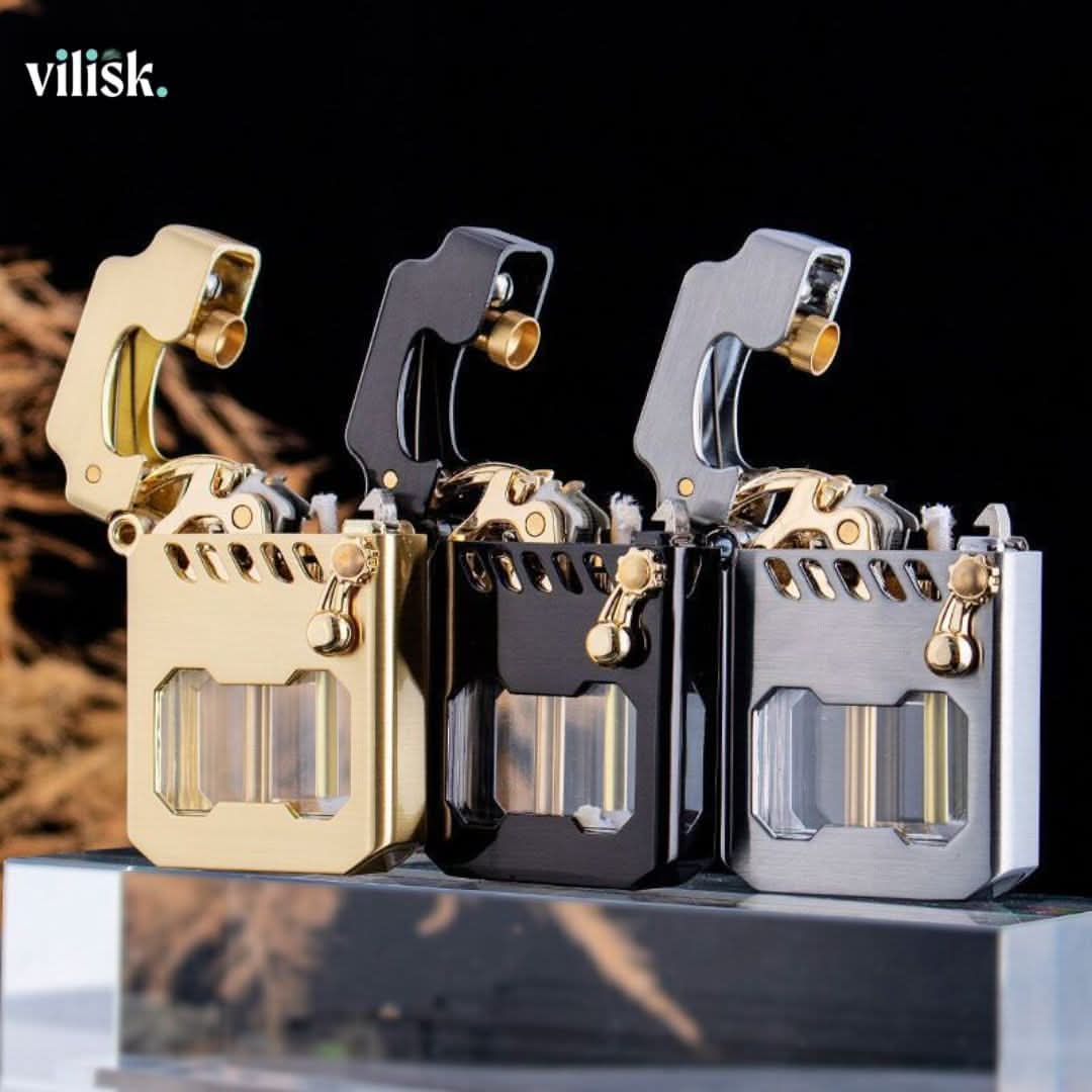 Mechanical Gear Lighter – Windproof Design for Outdoor Use