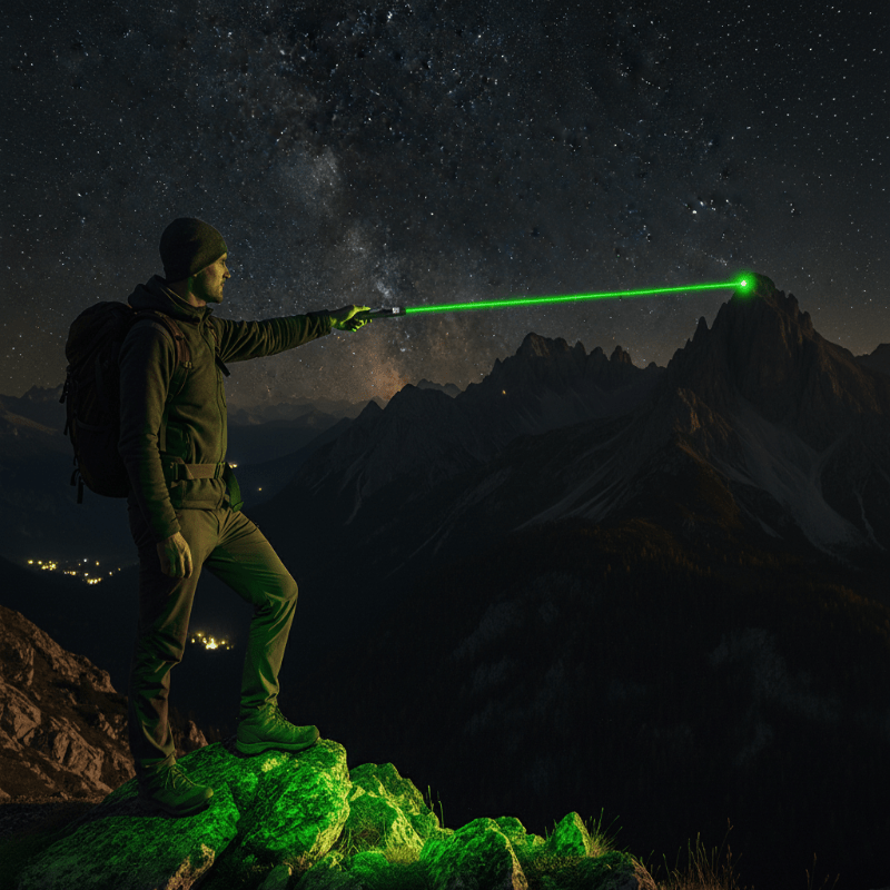High-Precision Laser Pointer with Customizable Focus