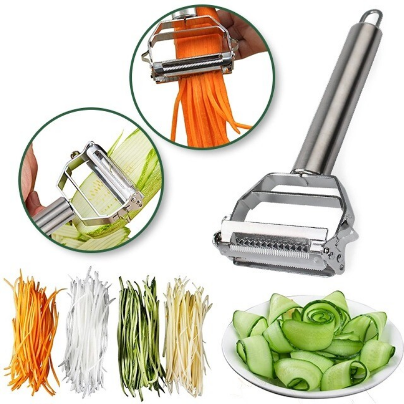 Vegetable Peeler with Dual Blades – Stainless Steel Kitchen Tool