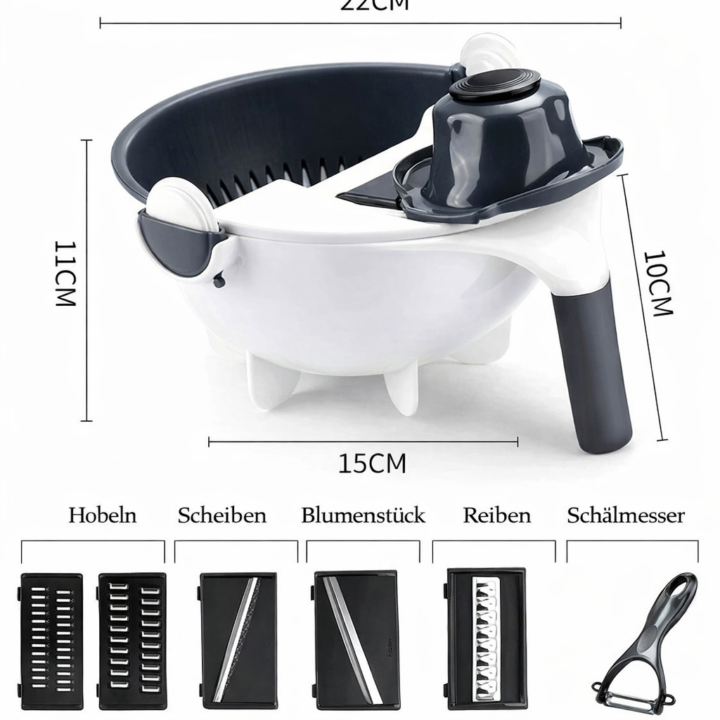 Vegetable Slicer | Shred, Slice & Grate | Versatile Kitchen Tool