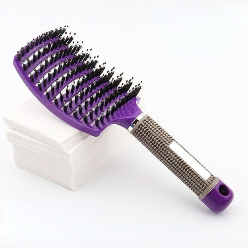 Pain-Free Detangling Hairbrush for Smooth, Shiny, Healthy Hair