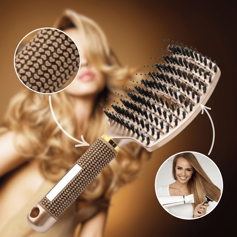 Pain-Free Hair Detangling Brush for Smooth, Healthy, Shiny Locks
