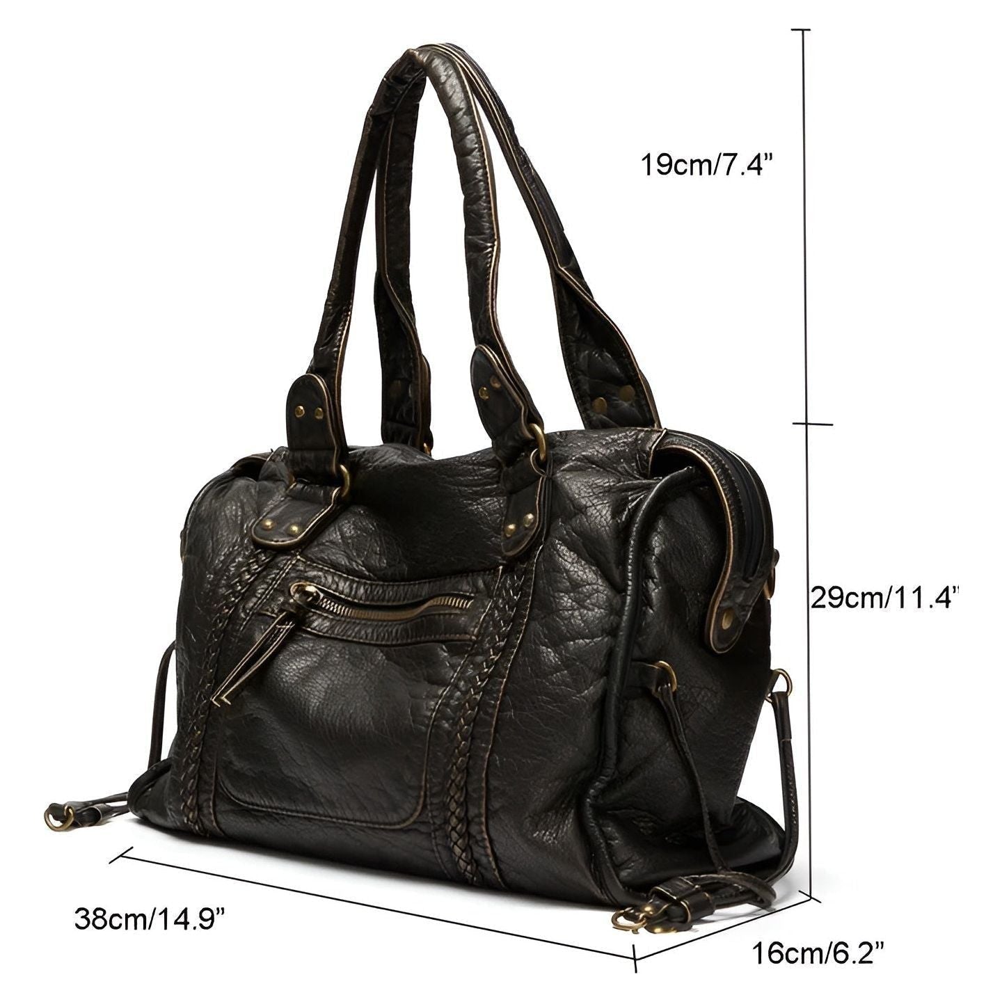 Chic Leather Satchel for Effortless Daily Style