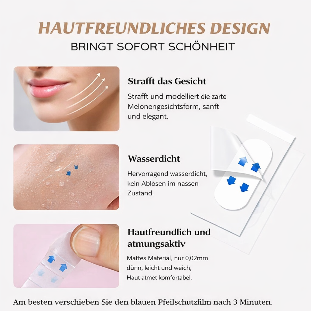 Invisible Instant Face Lift | Skin-Friendly Facial Tightening