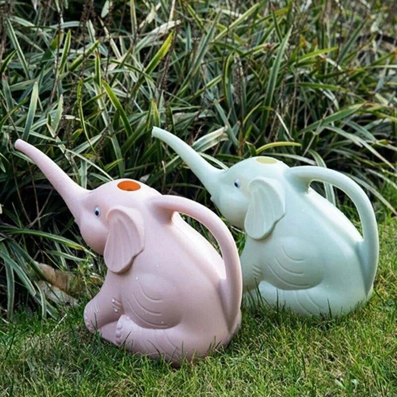 Elephant-Shaped Watering Can with Precision Spout – Lightweight Design