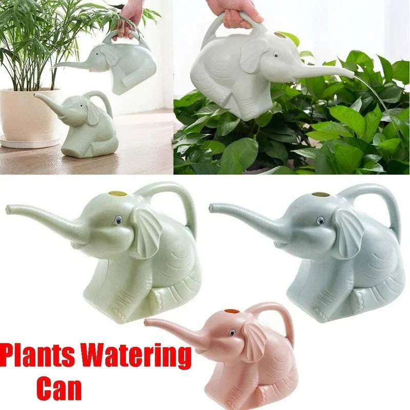 Elephant-Shaped Watering Can with Precision Spout – Lightweight Design