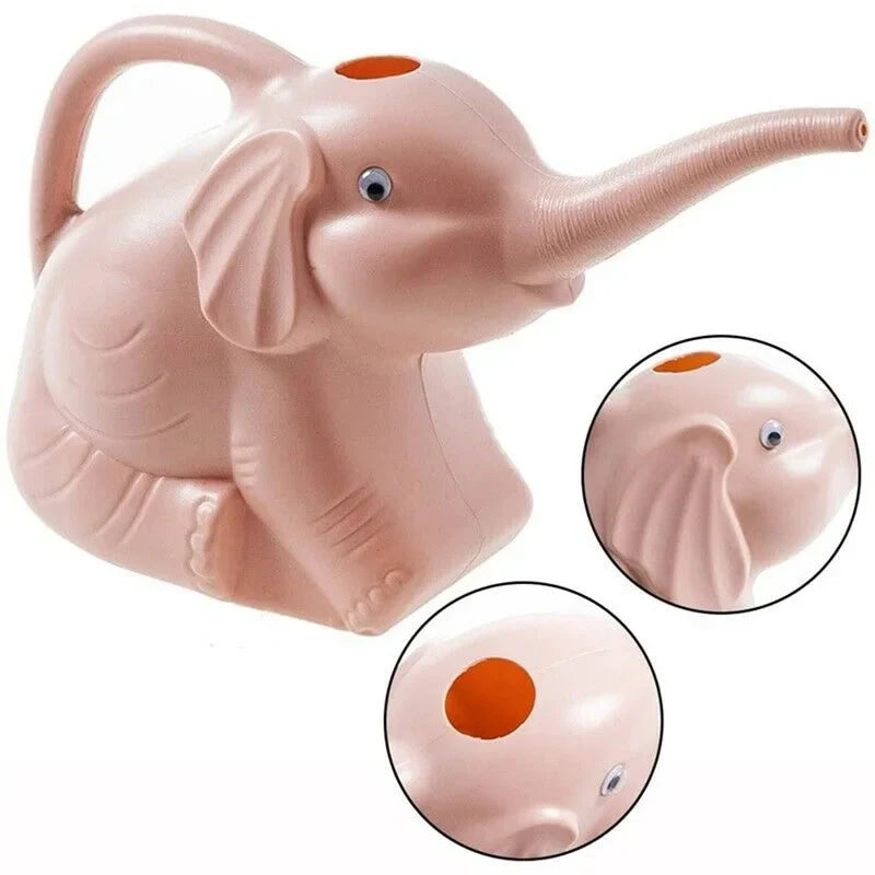 Elephant-Shaped Watering Can with Precision Spout – Lightweight Design