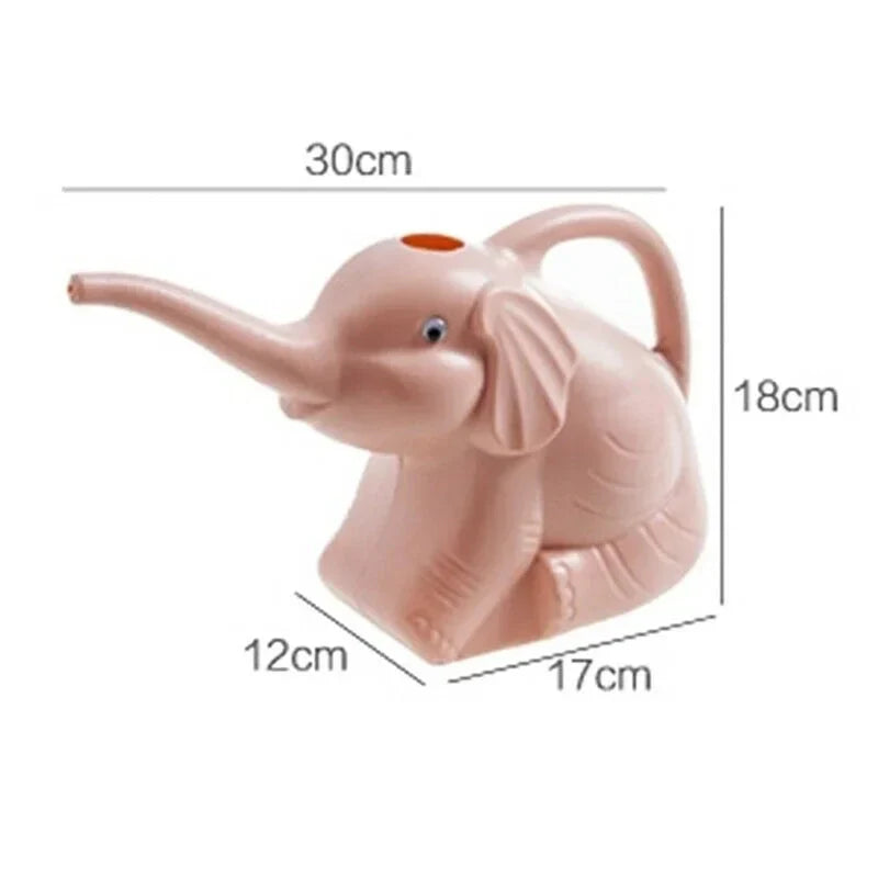Elephant-Shaped Watering Can with Precision Spout – Lightweight Design