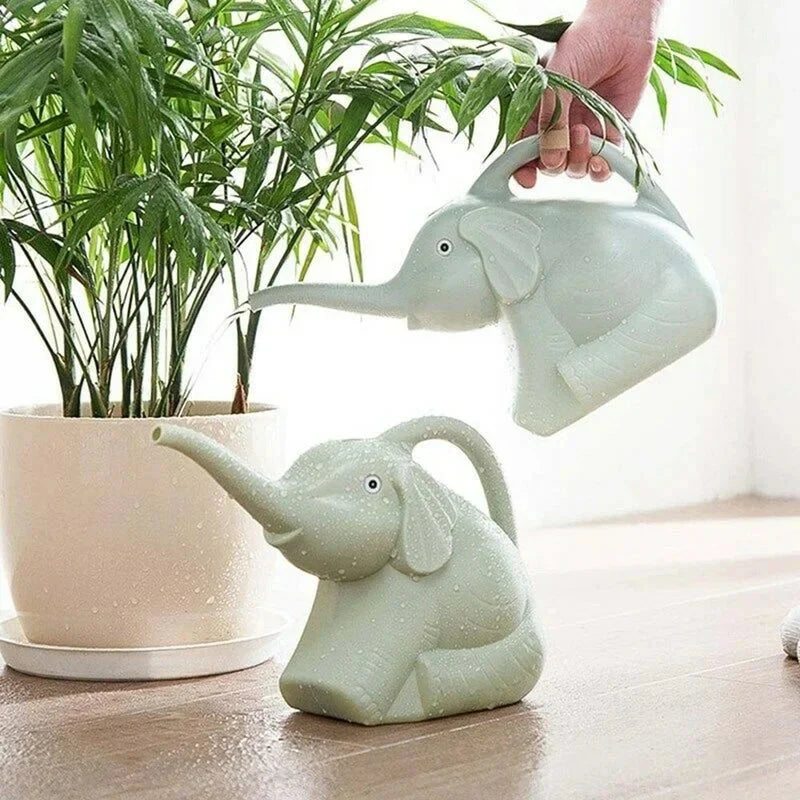 Elephant-Shaped Watering Can with Precision Spout – Lightweight Design