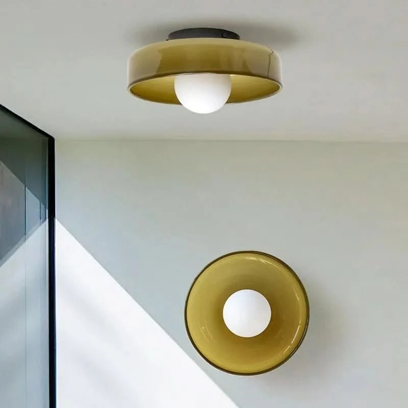 Auris Modern Glass Ceiling Light for Chic Home Ambiance