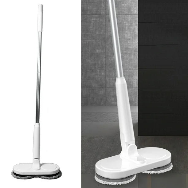 Effortless Cordless Mop with Built-In Sprayer and Reusable Pads