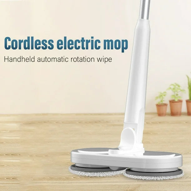 Effortless Cordless Mop with Built-In Sprayer and Reusable Pads
