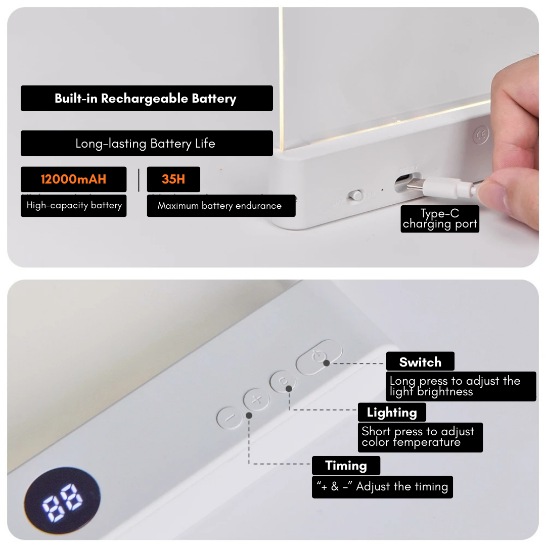 LumiFlex - Adjustable LED Bedside Reading Light
