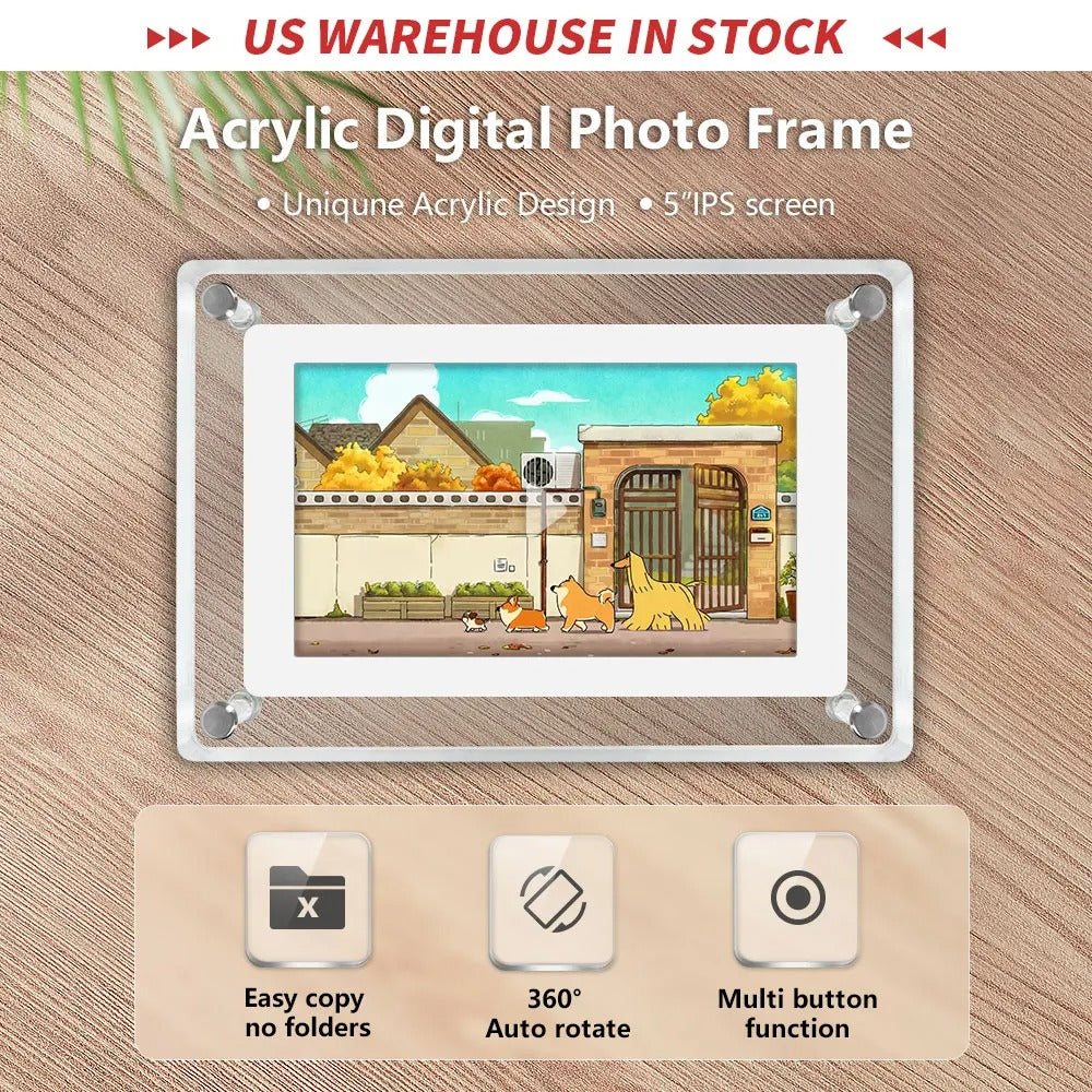 VividMemories HD Digital Display - Multimedia Picture Frame