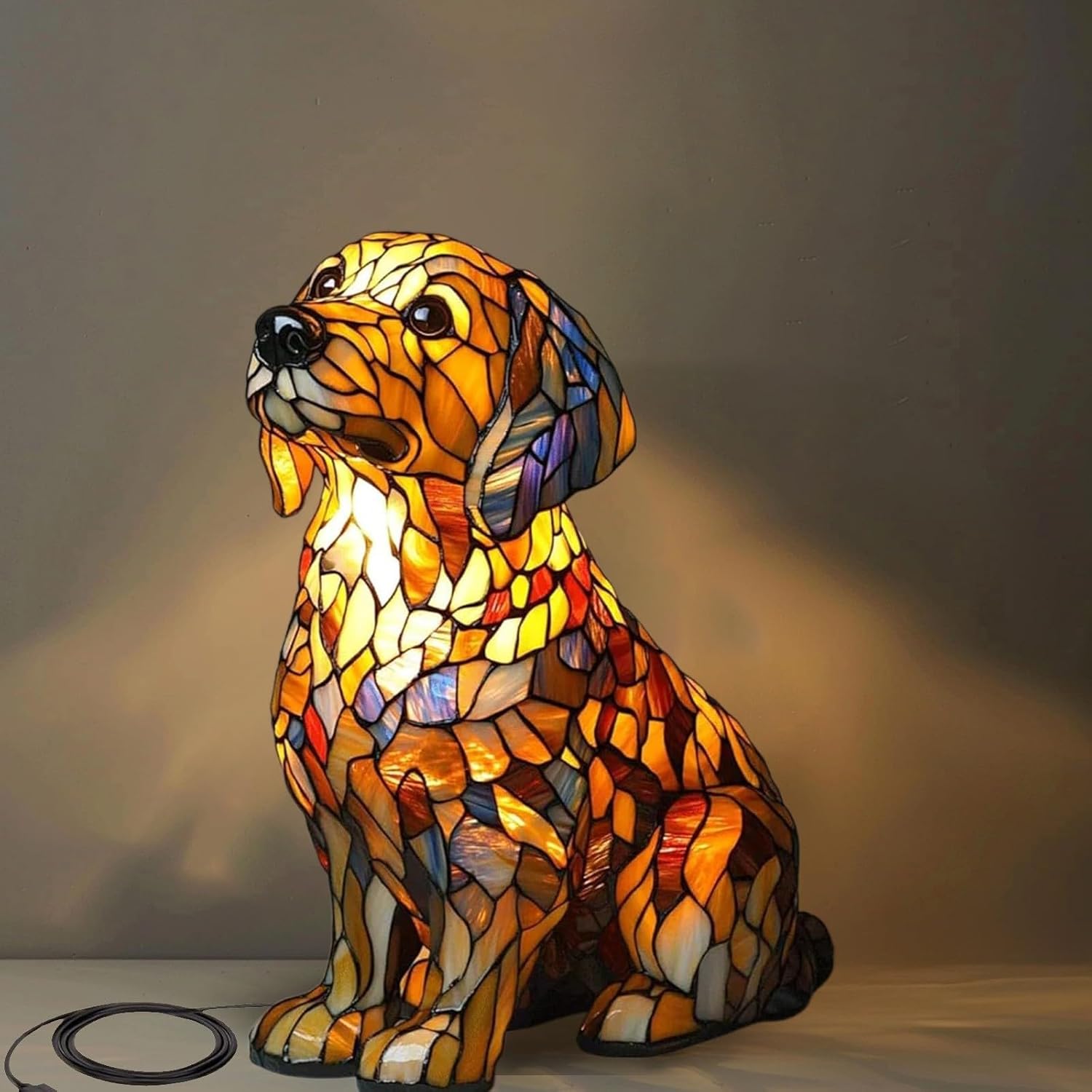 Luminous Paws Nightlight - USB Powered Tribute to Dogs