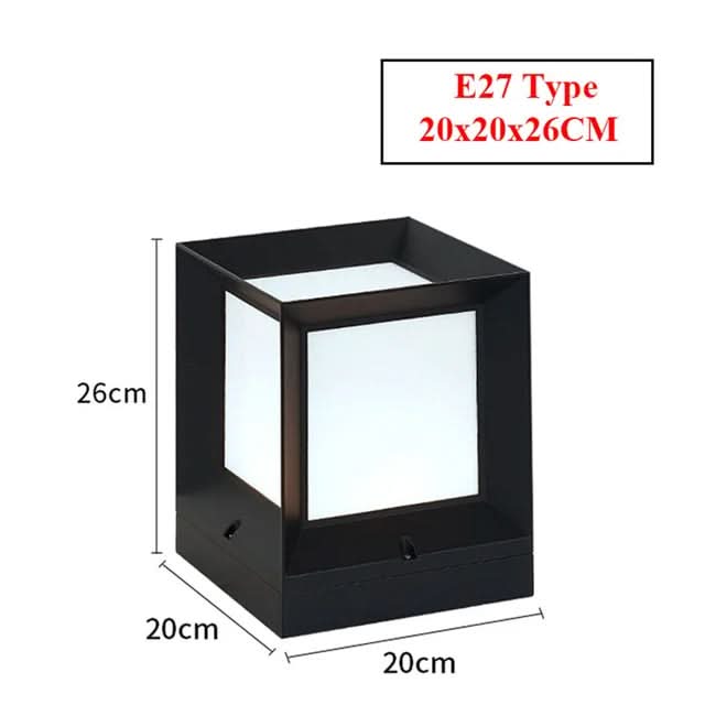 Contemporary Outdoor LED Lamp for Driveways and Gates