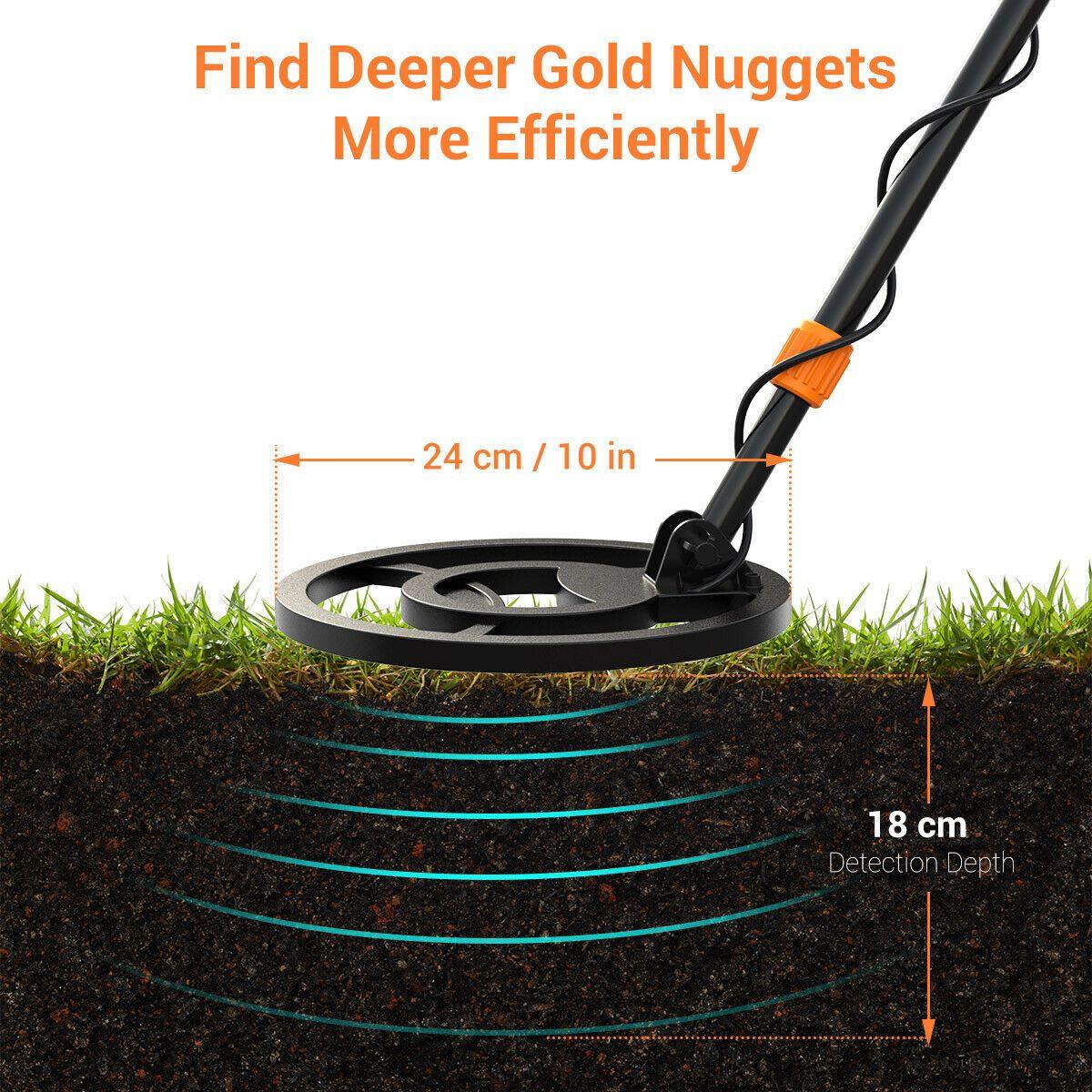 Precision Treasure Hunter - Versatile Handheld Metal Detector