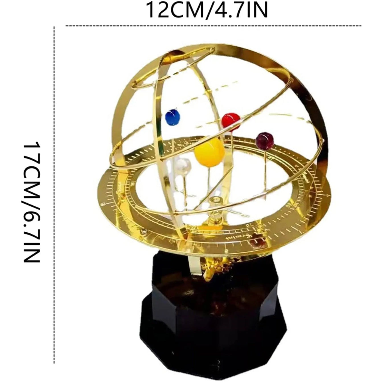 Elegant Solar System Model - Handcrafted Celestial Display