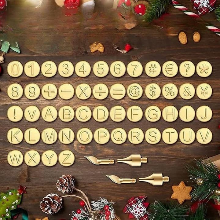 Alphabet Burning Tips for Engraving - Precise Personalization