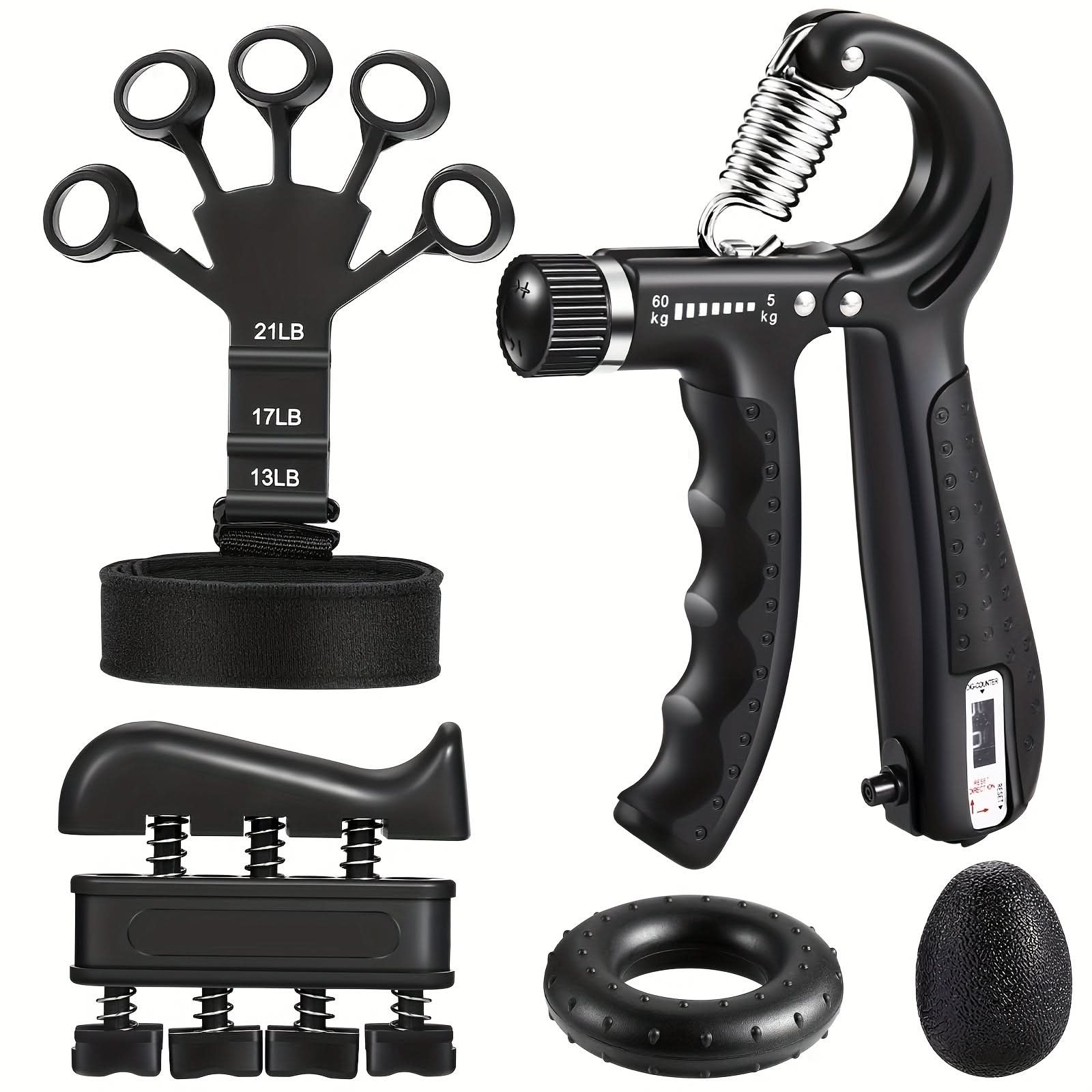 5-Piece Forearm and Hand Strengthening Training Set