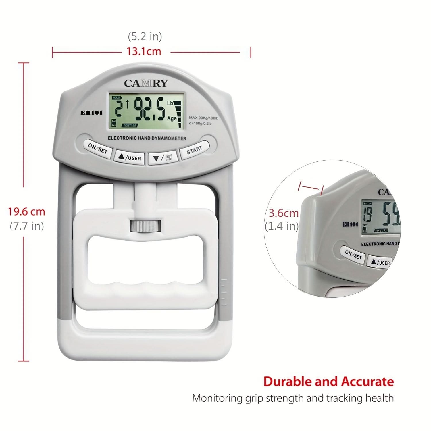 Digital Hand Dynamometer for Precise Grip Strength Assessment