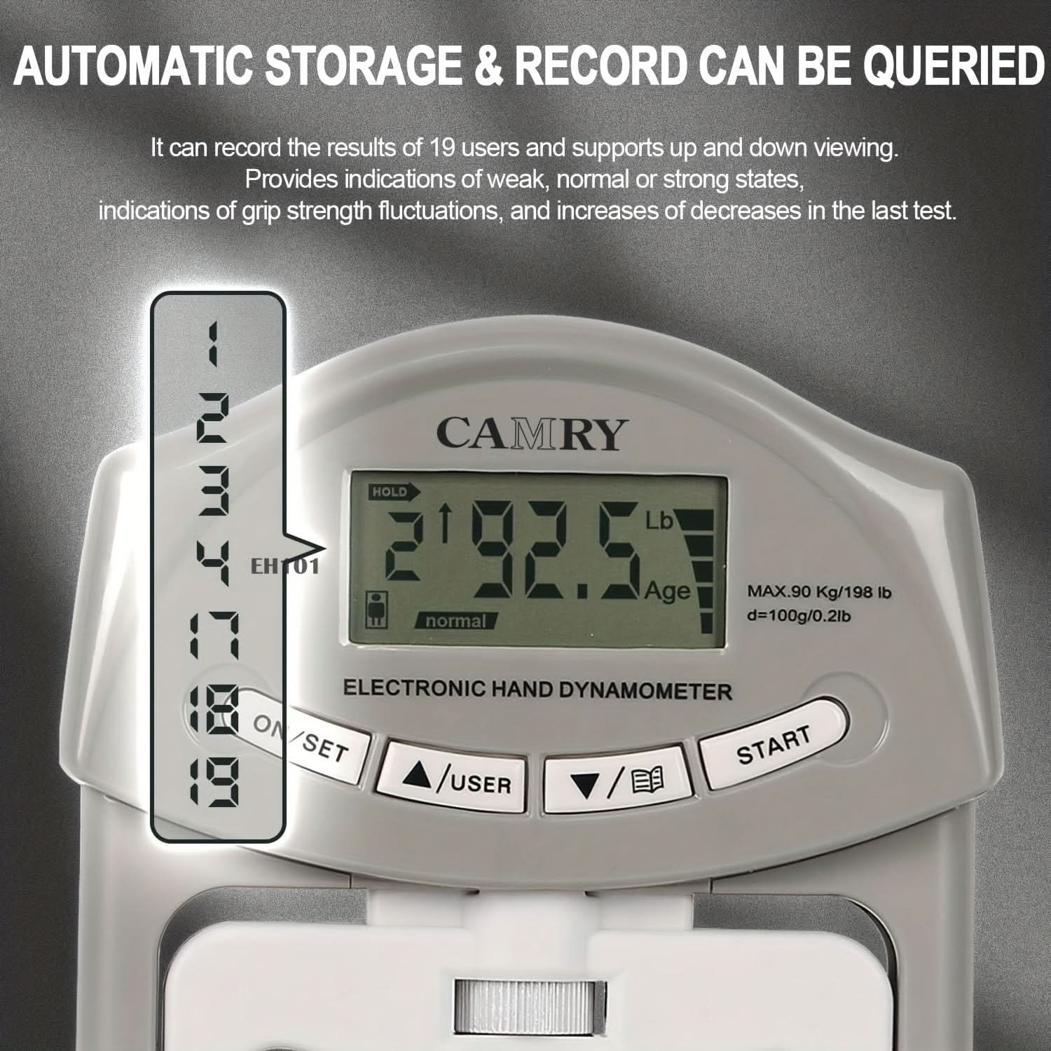Digital Hand Dynamometer for Precise Grip Strength Assessment