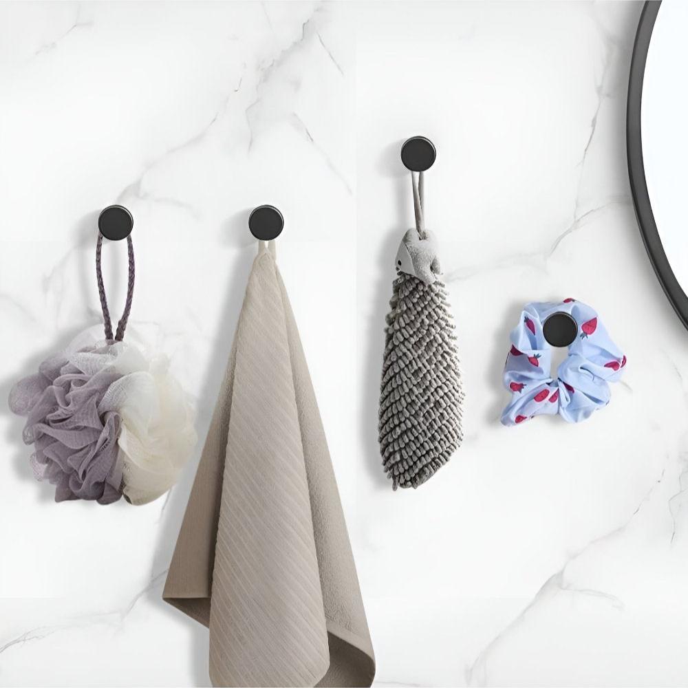 Vacuum Seal Stainless Steel Shower Hooks for Easy Storage
