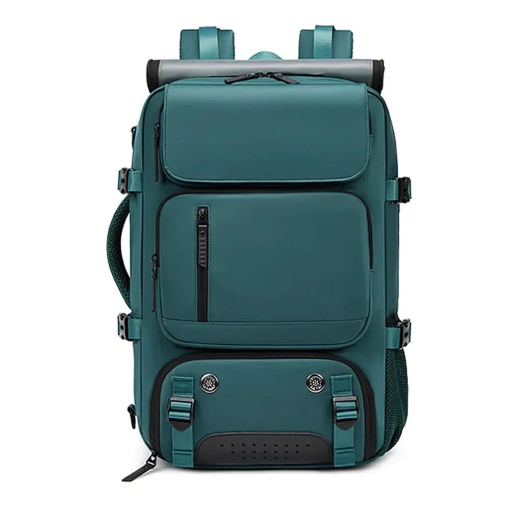 Spacious Waterproof Travel Backpack with USB Charging Feature