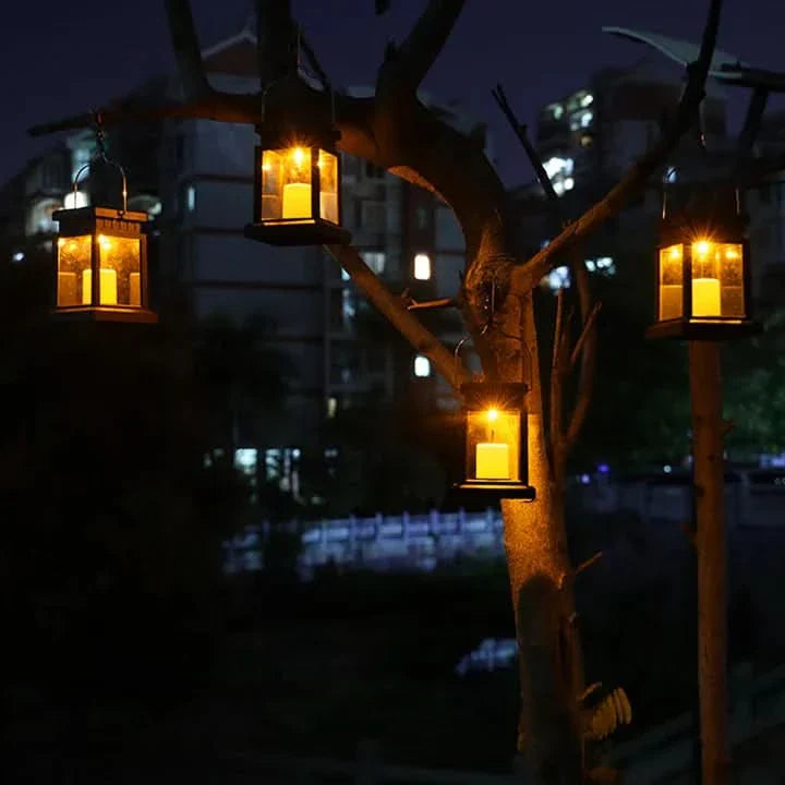 Solar Lantern Candle for Creating a Cozy Outdoor Atmosphere