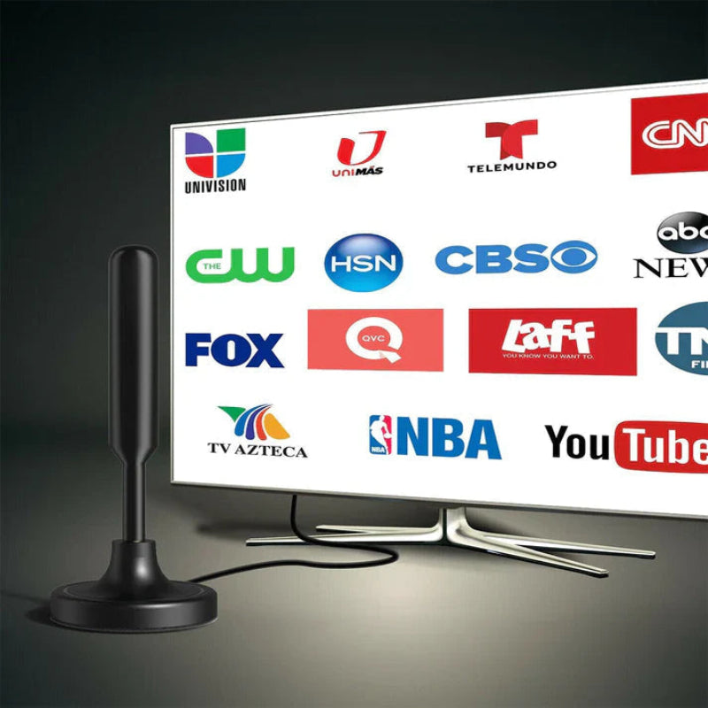 Ultimate 4K Digital TV Antenna with 300-Mile Range for Clear Reception