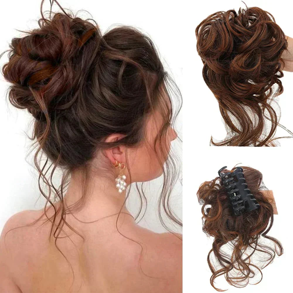 Hair Clip with Volume Mechanism for Women's Updo - Synthetic