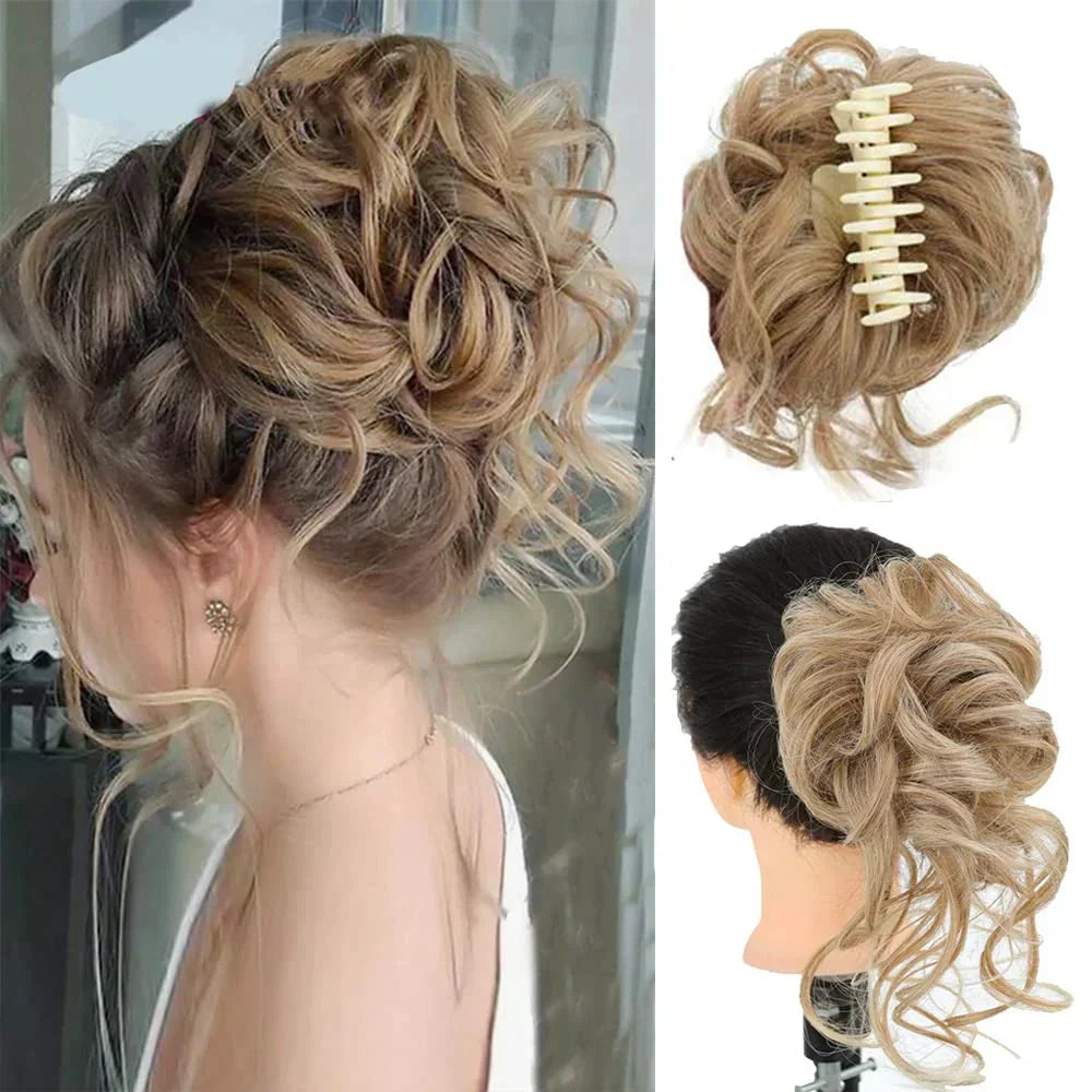 Hair Clip with Volume Mechanism for Women's Updo - Synthetic