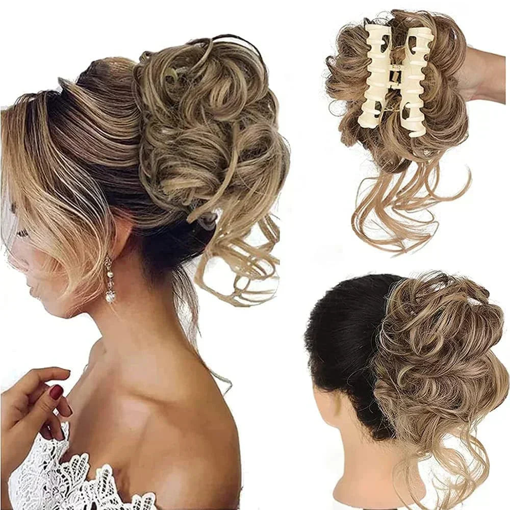 Hair Clip with Volume Mechanism for Women's Updo - Synthetic