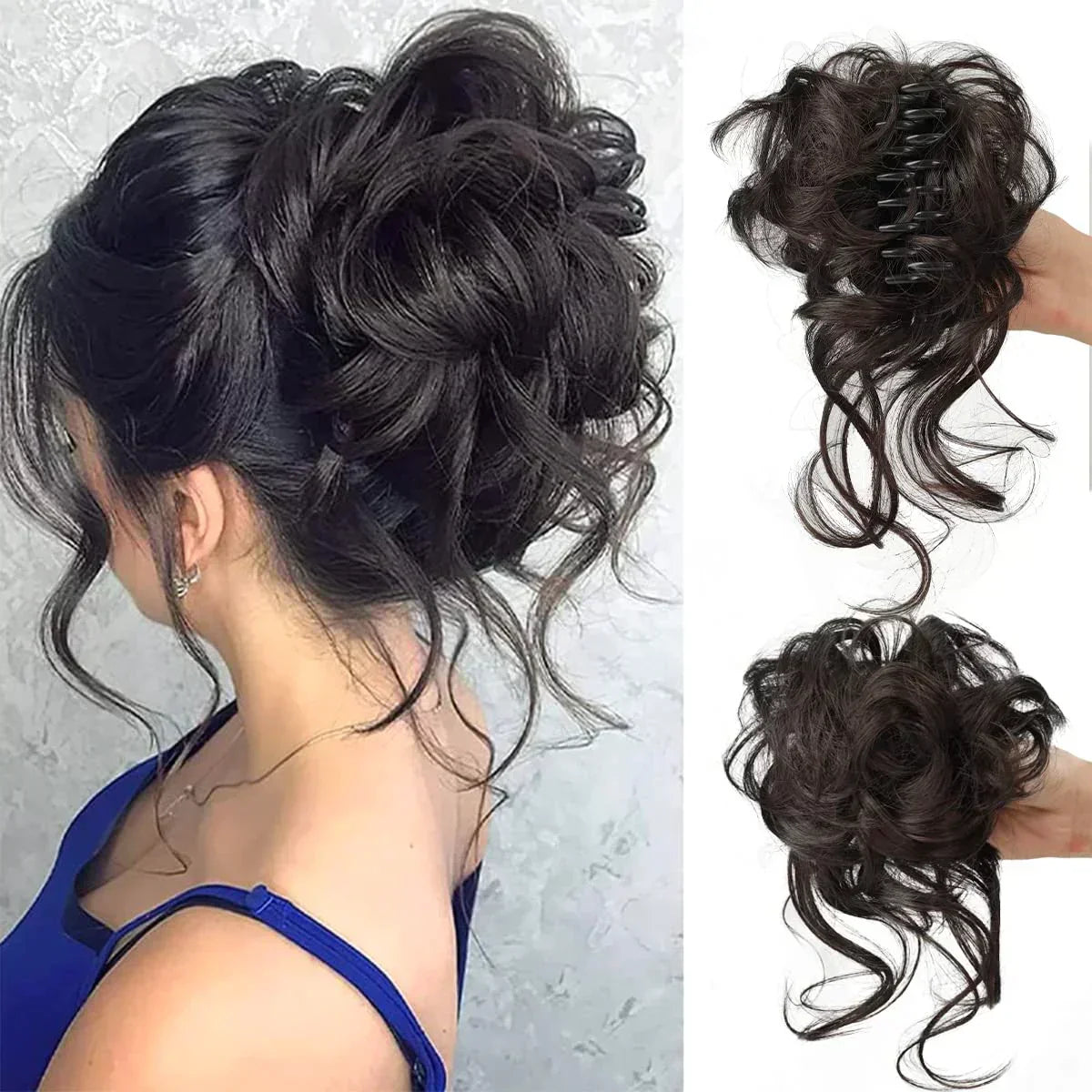 Hair Clip with Volume Mechanism for Women's Updo - Synthetic