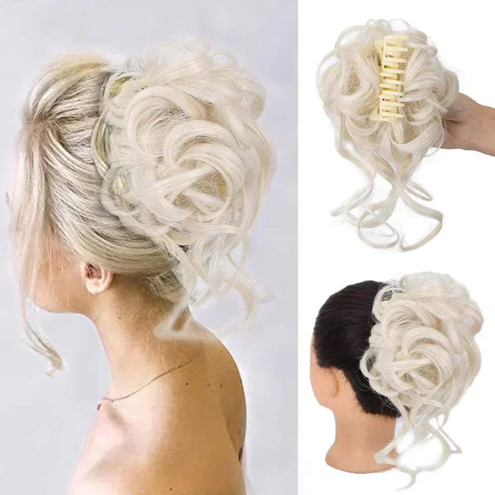 Hair Clip with Volume Mechanism for Women's Updo - Synthetic
