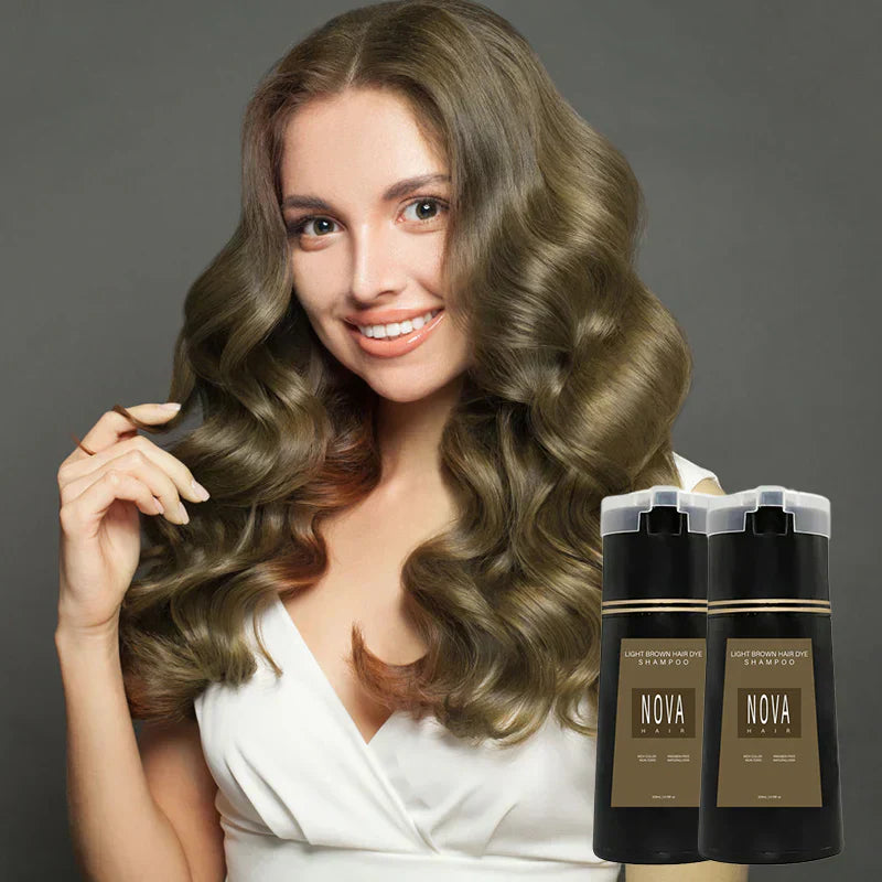 Hair Color Shampoo for Easy Gray Coverage and Color Care