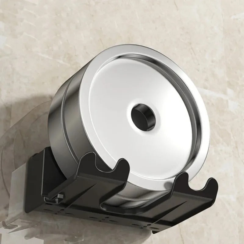 Wall-Mounted Hair Styling Tool Holder with Heat Shield