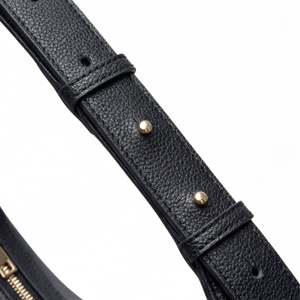 Half-Moon Shoulder Bag | Three Carry Styles | Soft Faux Leather