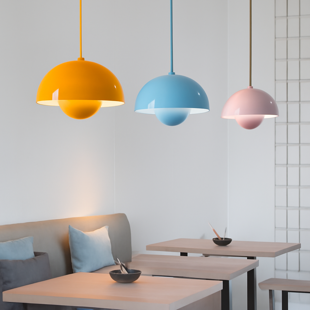 Vibrant Arc Pendant Light for Modern Scandinavian Spaces