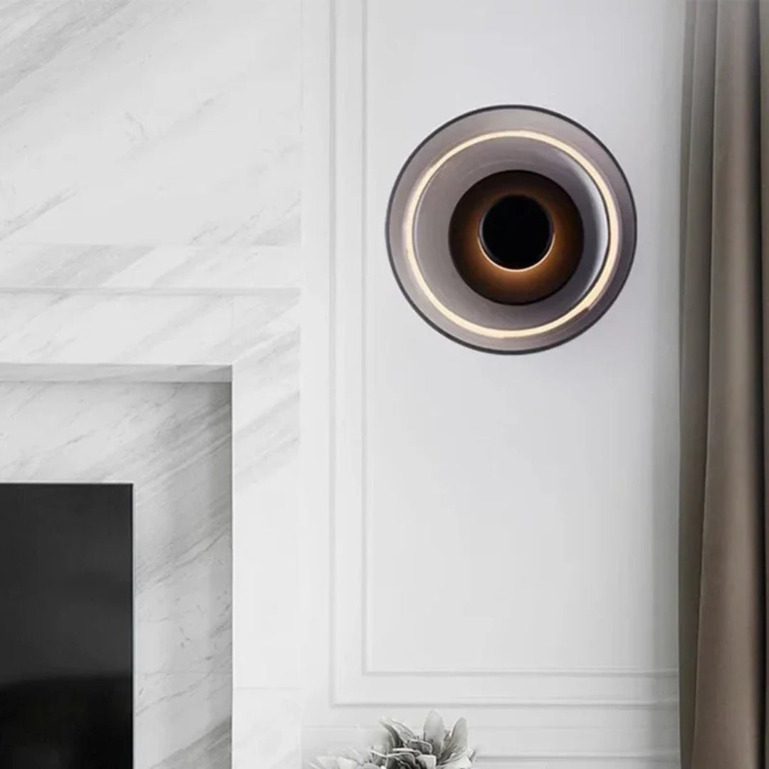 Luminous Orb Wall Fixture - Chic Modern Design with Soft Radiance