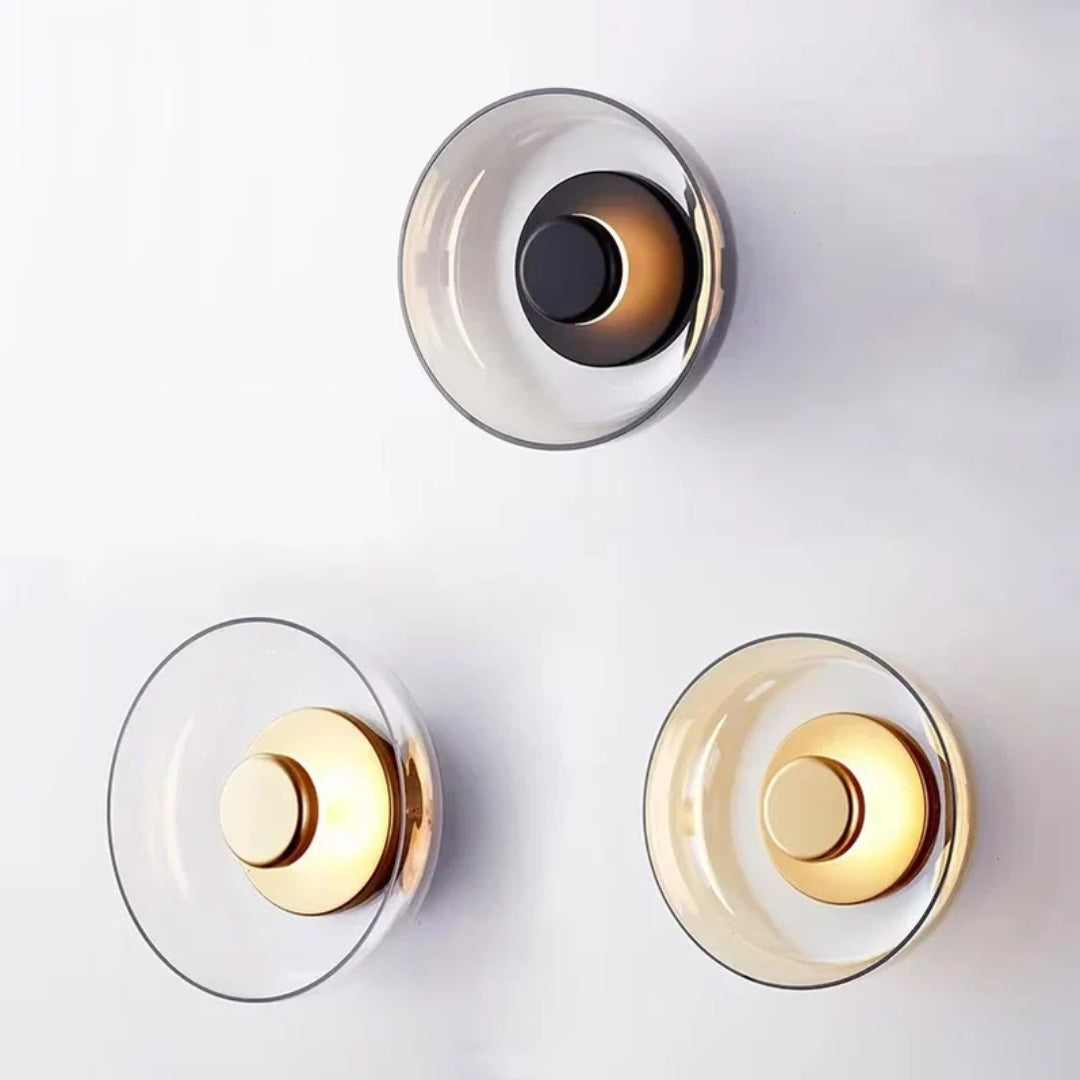 Luminous Orb Wall Fixture - Chic Modern Design with Soft Radiance
