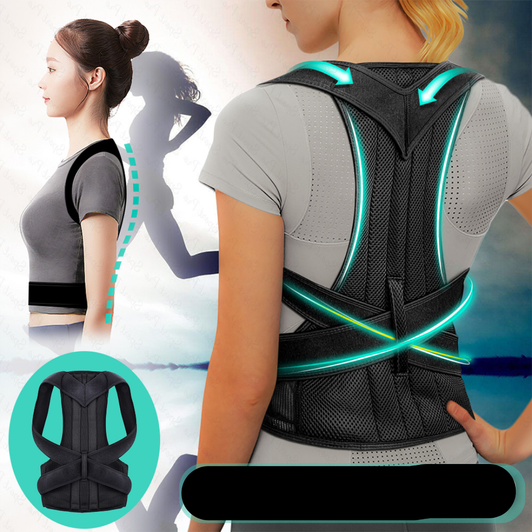 Adjustable Posture Trainer for Back | Breathable Shoulder Corrector | Spine Alignment