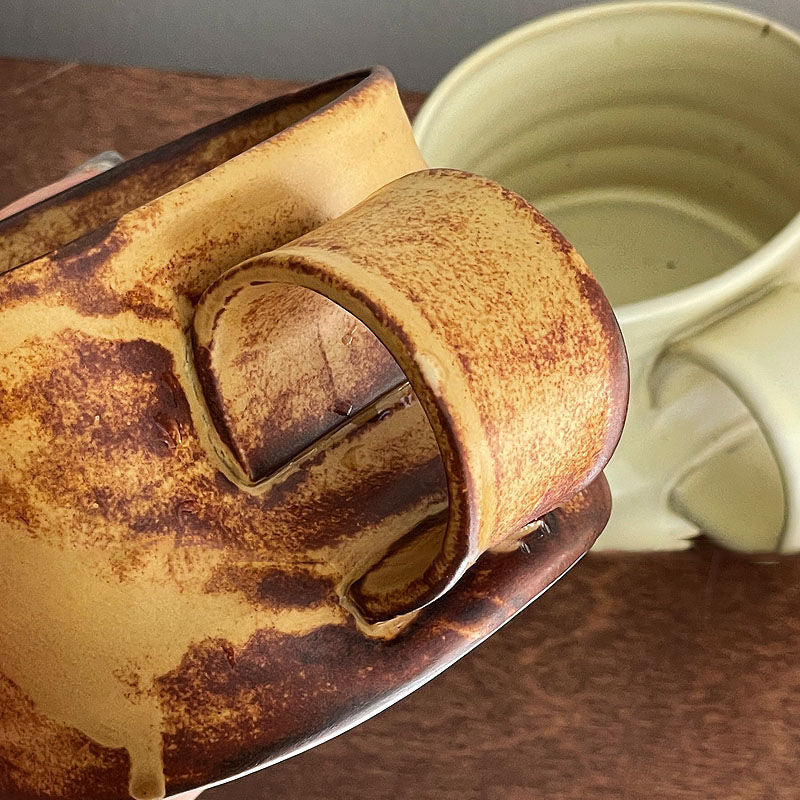 Artisan Crafted 4-Inch Earthy Coffee and Tea Mug