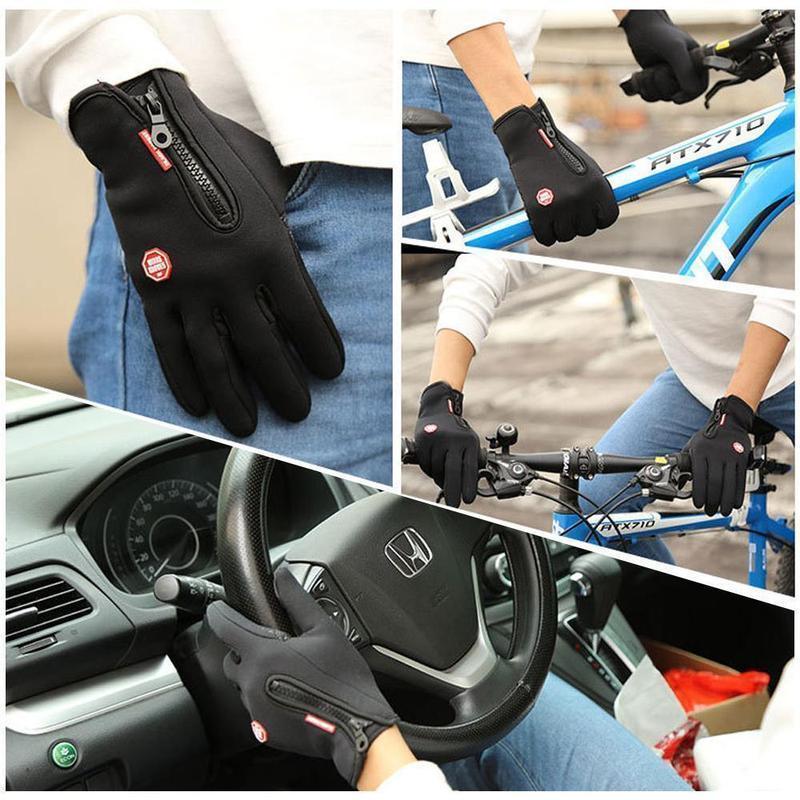 Waterproof and Windproof Winter Gloves with Touchscreen Capability