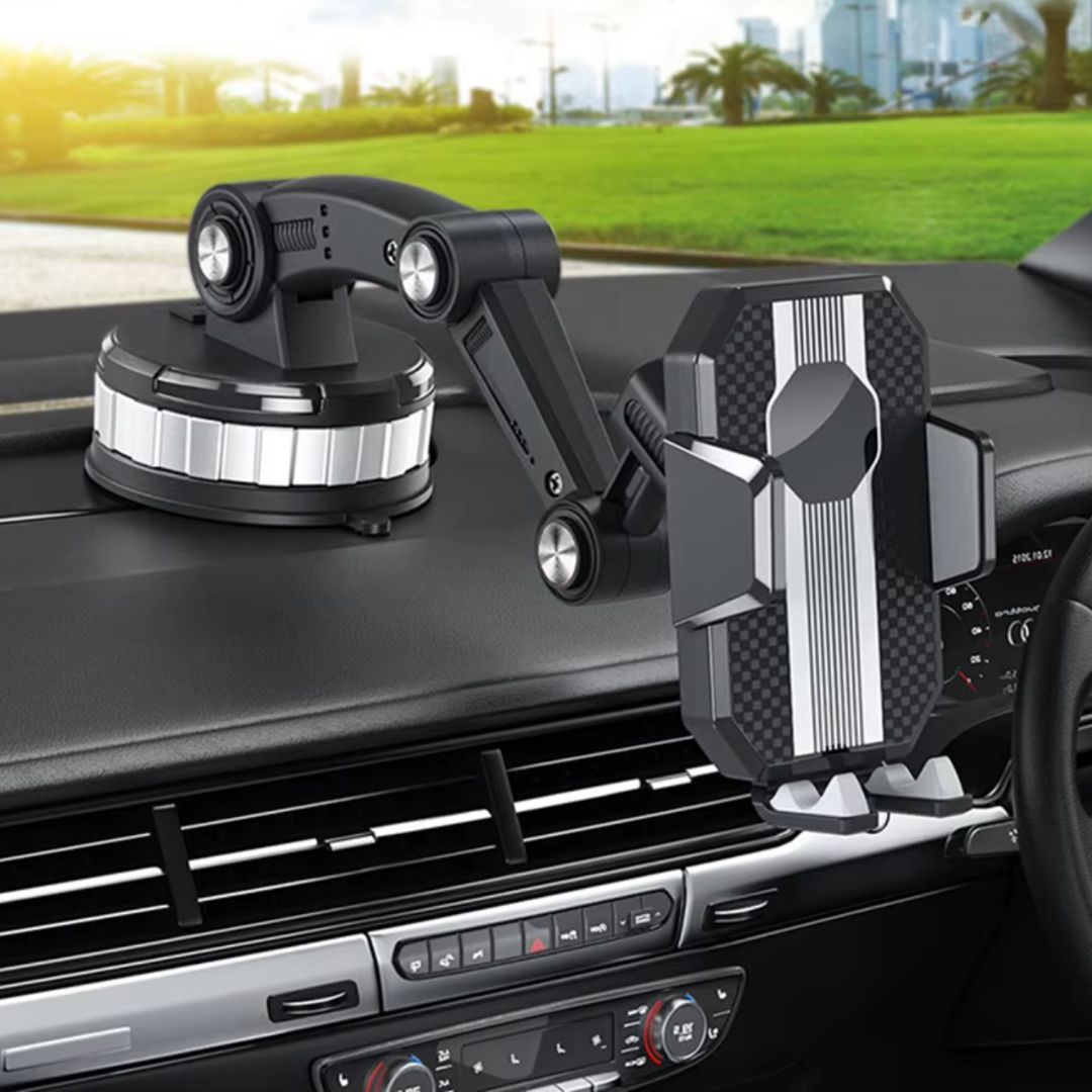 Phone Mount with Suction Cup & 360° Rotation