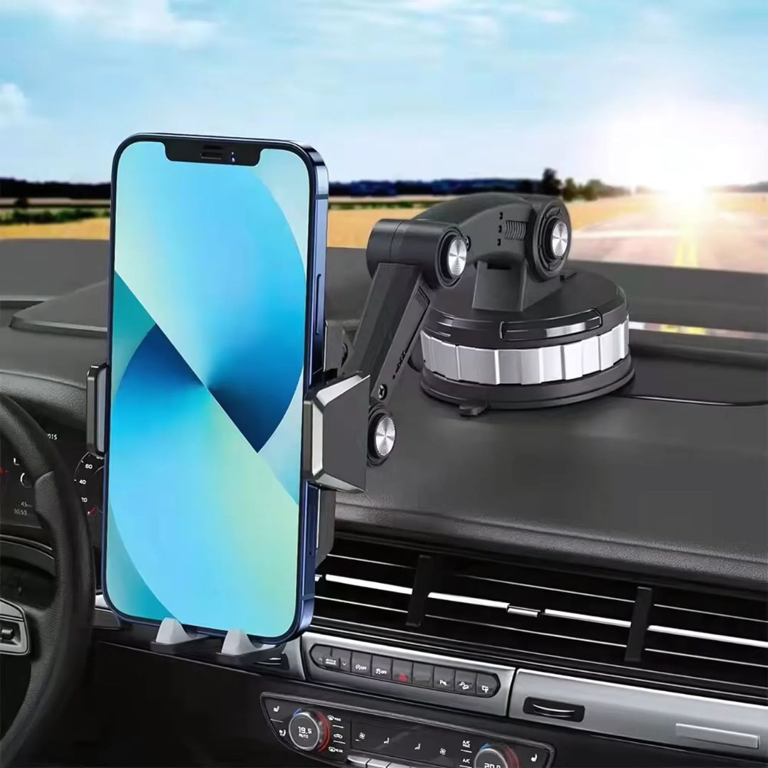 Phone Mount with Suction Cup & 360° Rotation